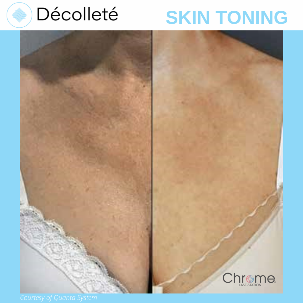 Chrome Décolleté plunging neckline