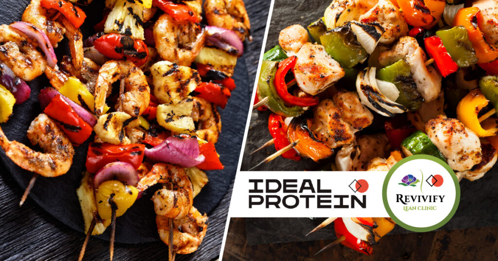 New Year's IP Skewer Recipes: Chicken & Shrimp N Veggies