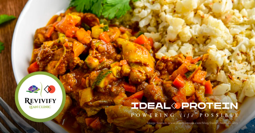 Chicken and Vegetable Curry with Cauliflower Rice Recipe