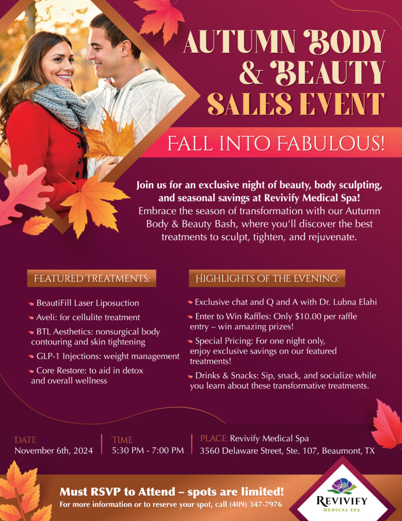 Autumn Body & Beauty Sales Event - Fall into Fabulous!