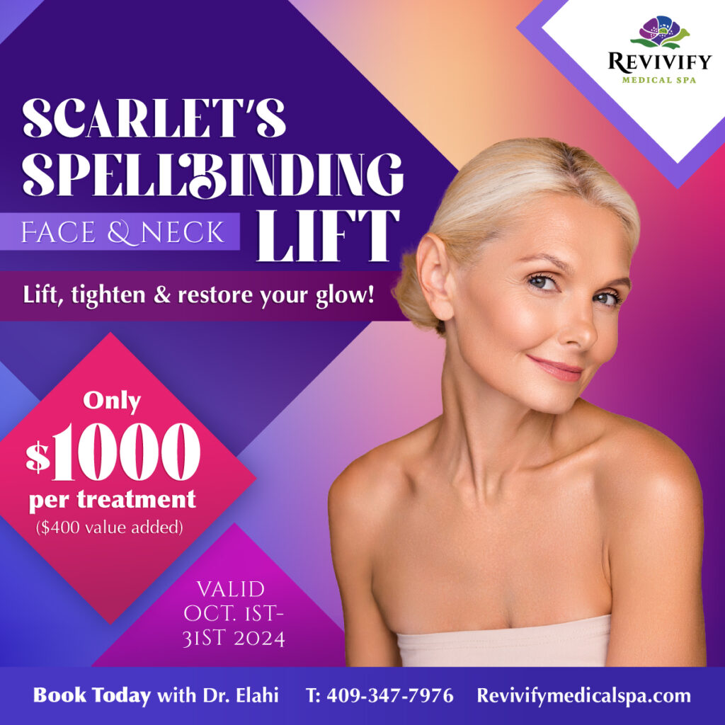 Spellbinding Skin Transformations Specials: Scarlet SRF Face and Neck Lift