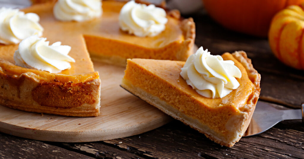 GLP-1 Friendly Thanksgiving Dinner pumpkin pie
